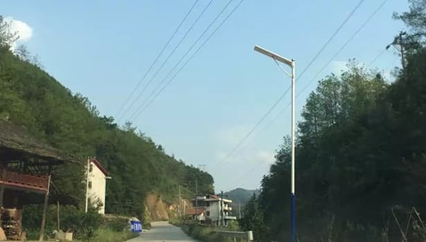 solar powered LED street lights