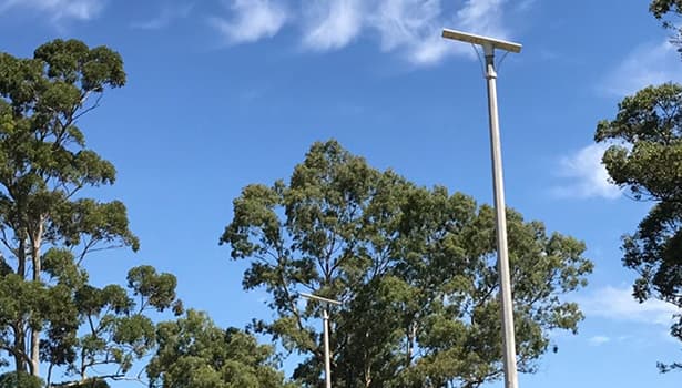 integrated solar street lights