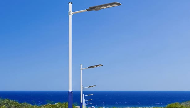 commercial solar powered street lights