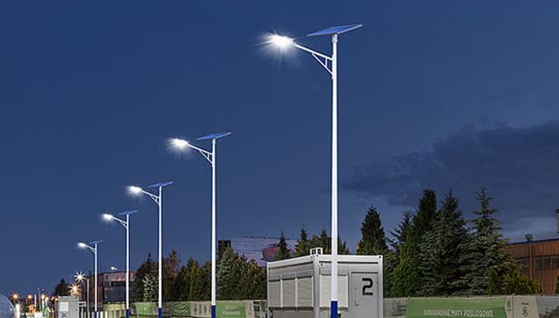 solar powered outdoor street lights