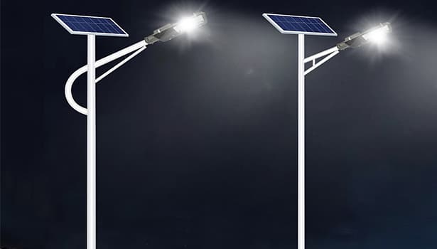 commercial solar powered street lights