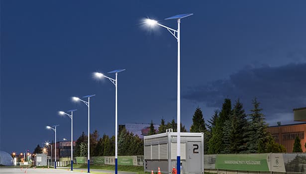 solar powered outdoor street lights