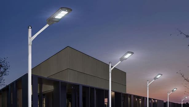 solar powered LED street lights