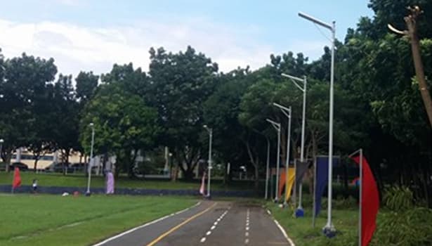 solar powered LED street lights