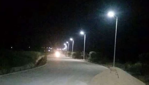 Industrial solar street lights