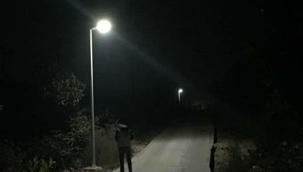 solar powered LED street lights