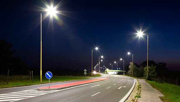 solar powered street lights