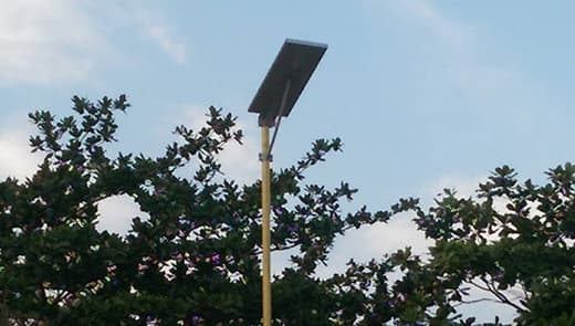 Urban solar street lighting