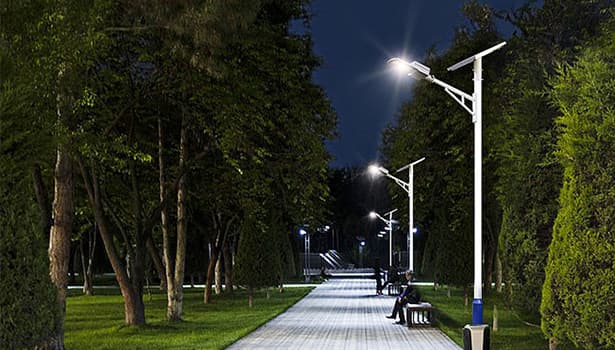 smart solar street lights